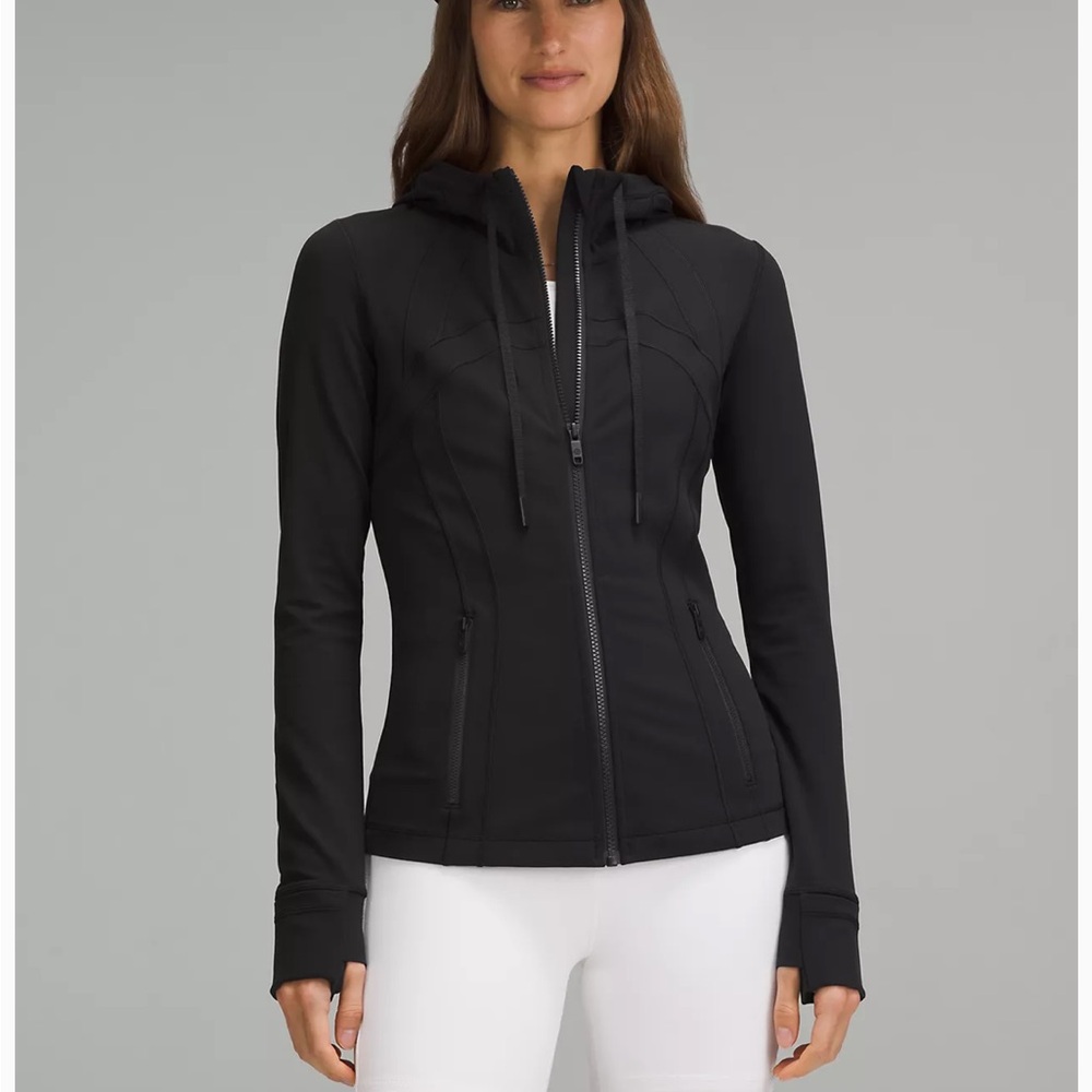 Lululemon black hooded define jacket